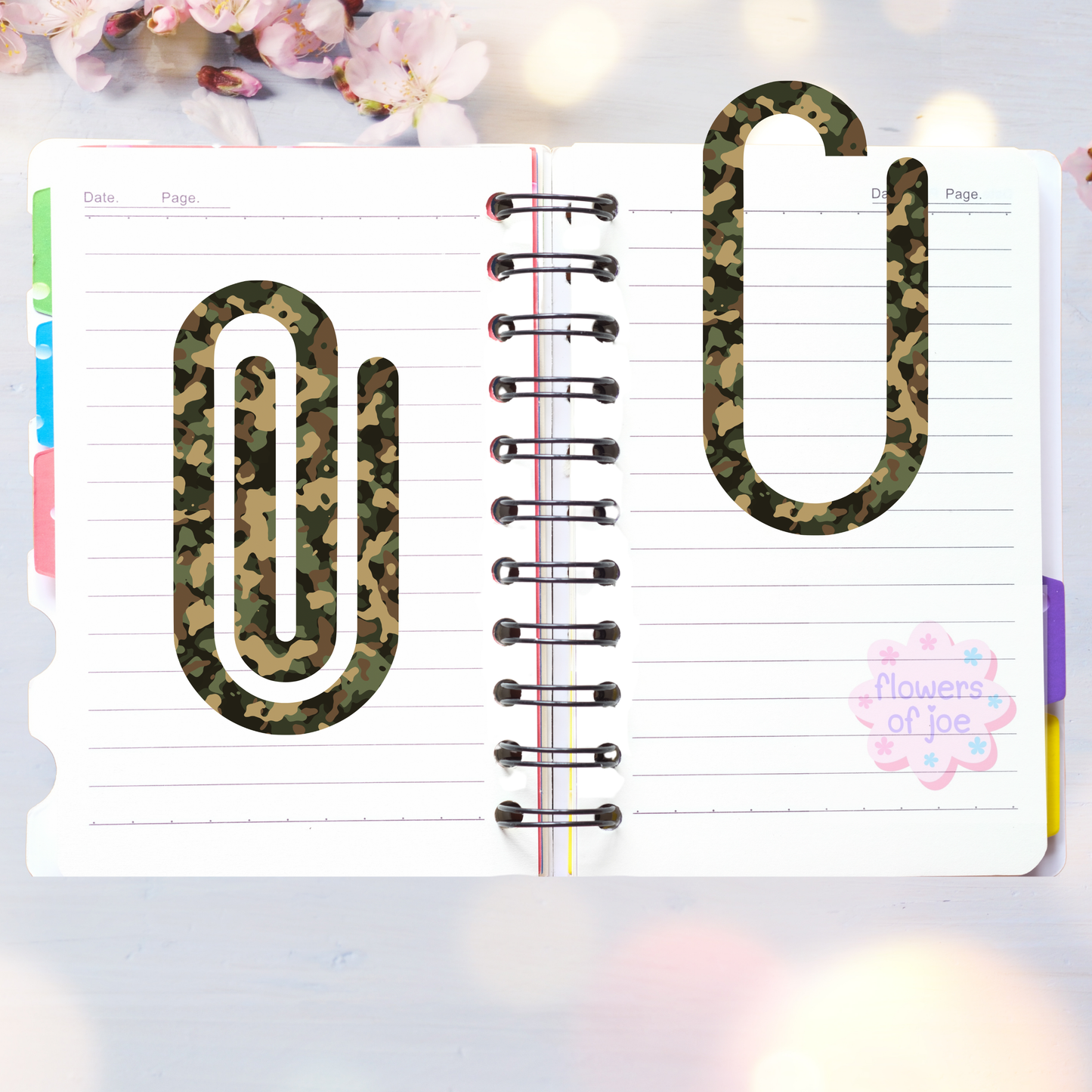 Camo paperclip