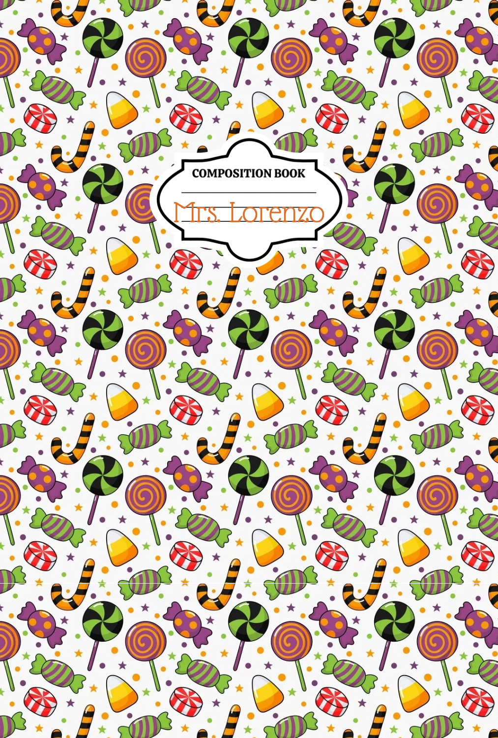 Custom Composition Notebook