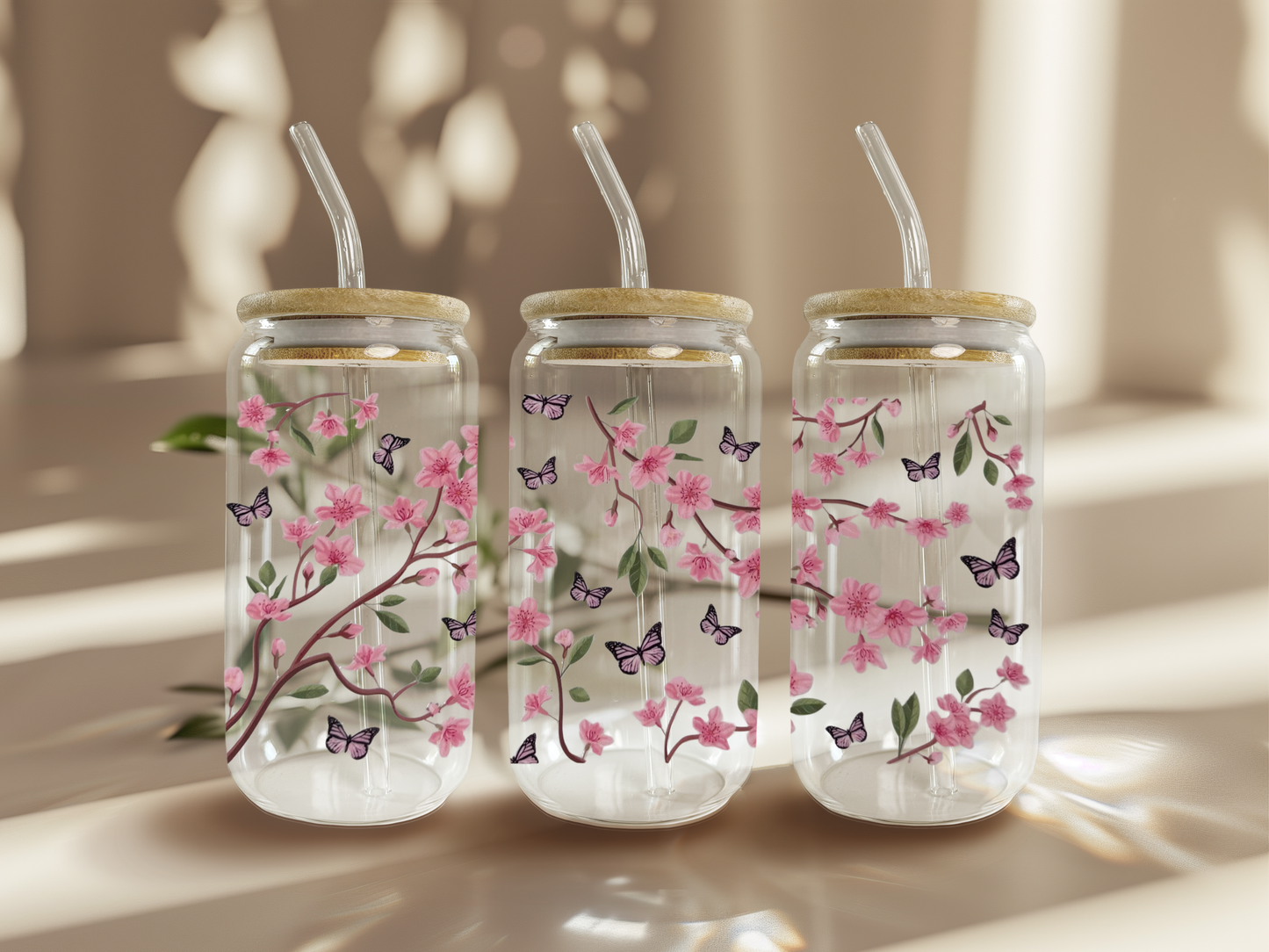 Cherry Blossoms/Butterflies