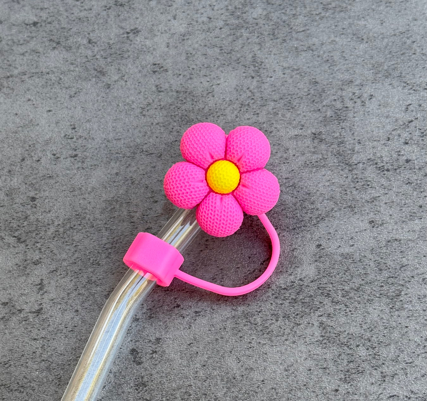Retro Daisy straw toppers