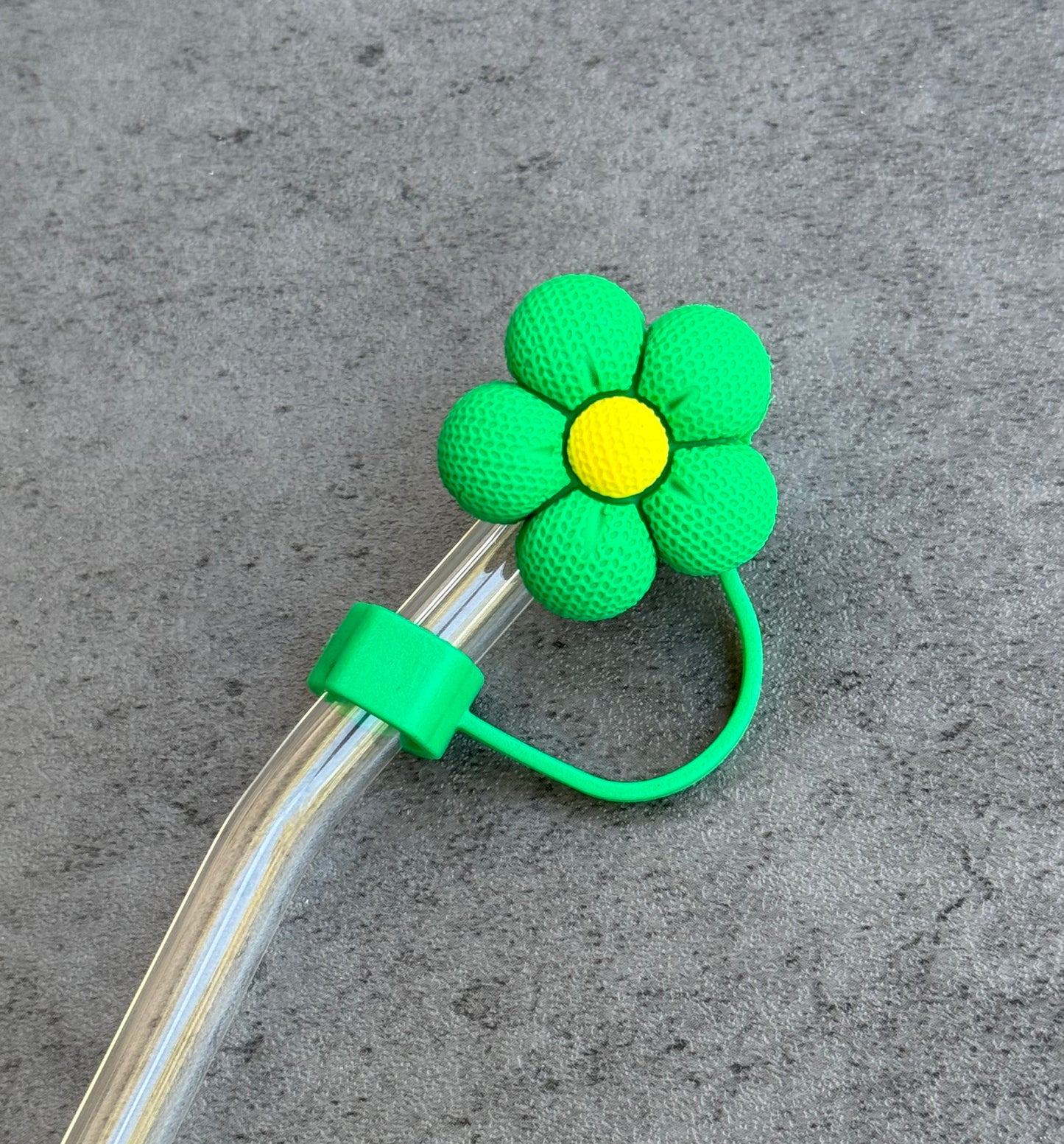 Retro Daisy straw toppers