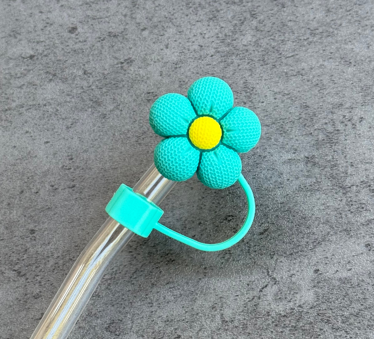 Retro Daisy straw toppers