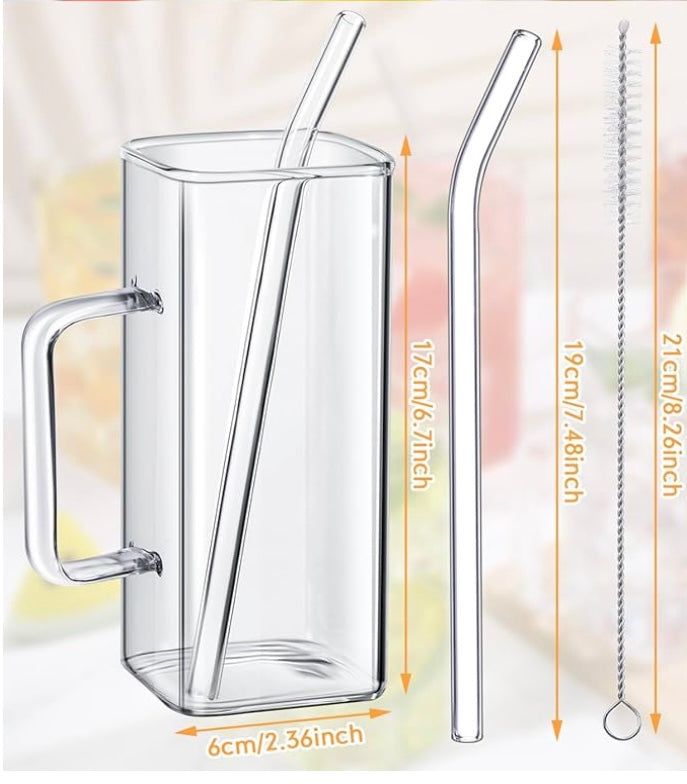 Glass Square Cup