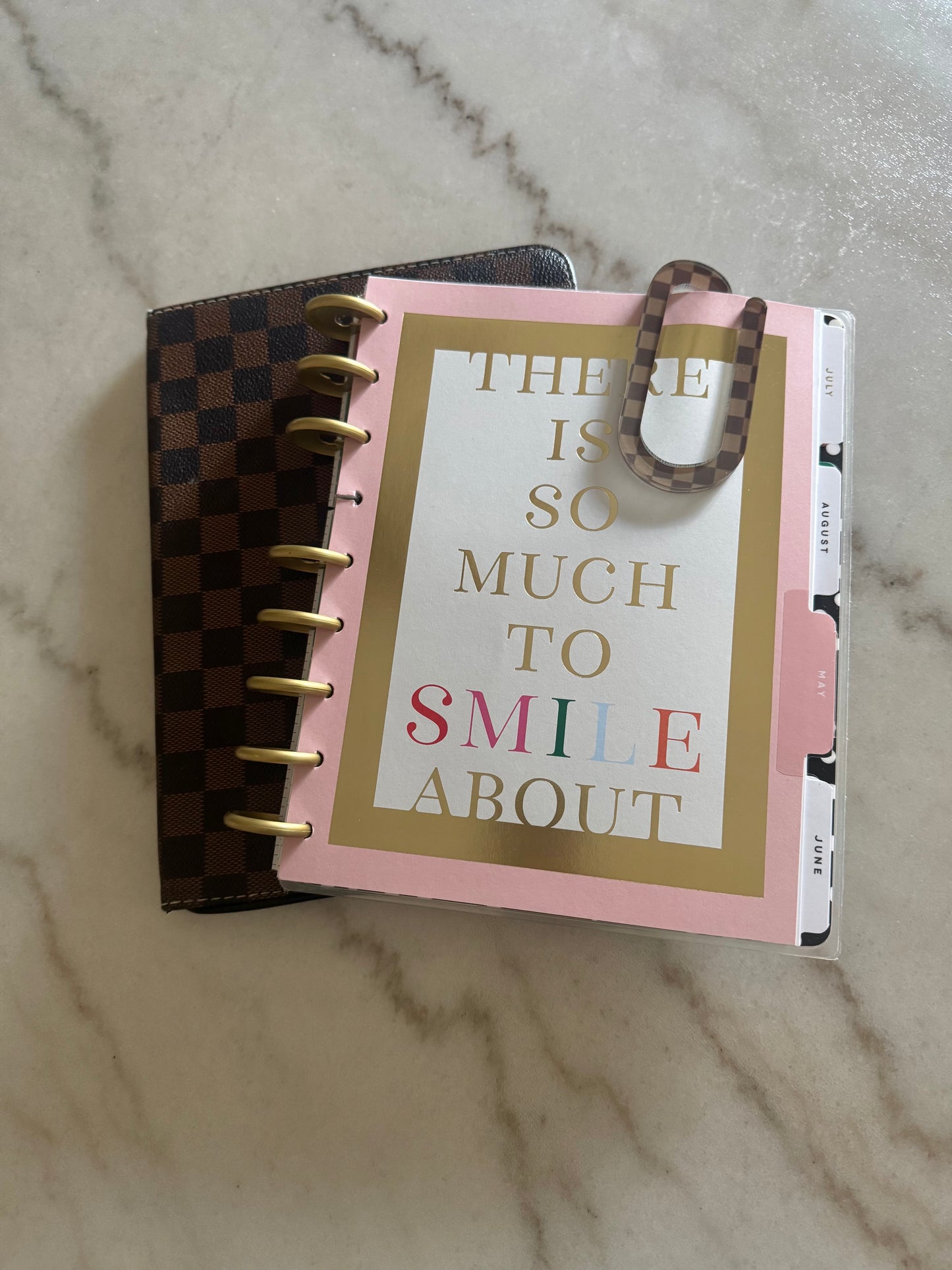 Designer-LV checkers paperclip