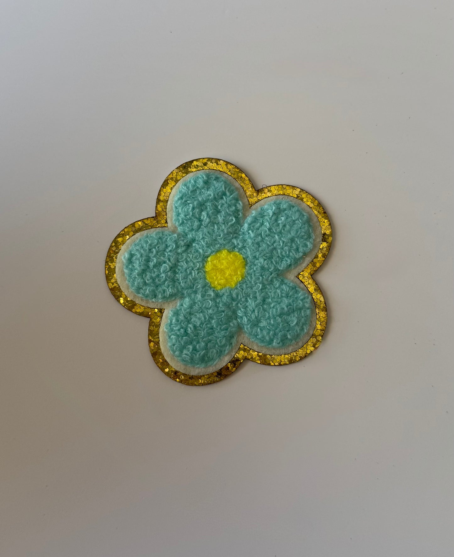 Daisy Chenille Adhesive Patch
