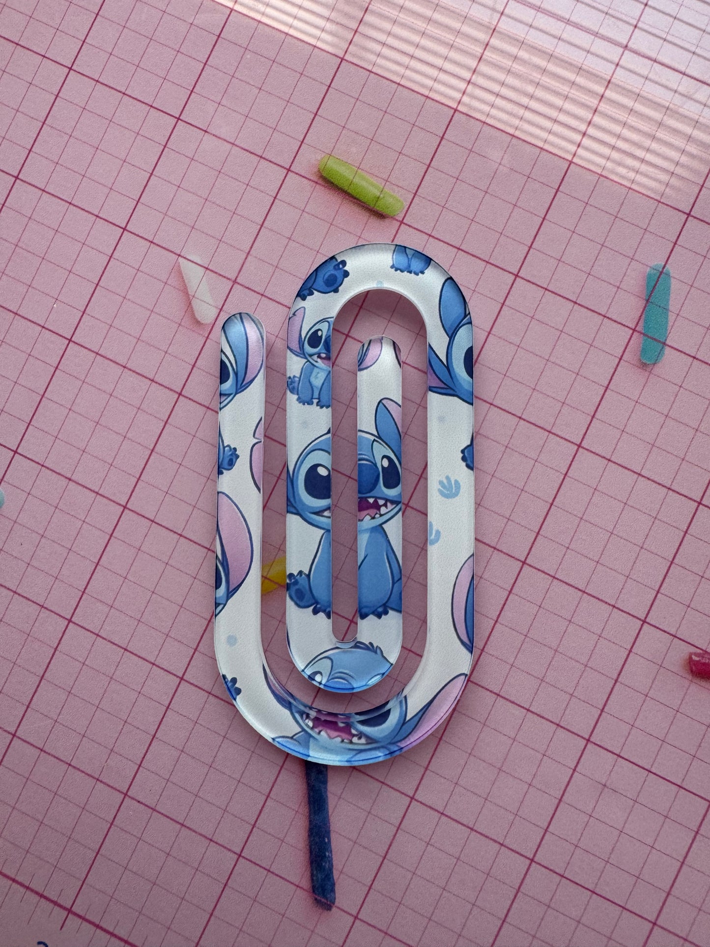 Blue Alien paperclip