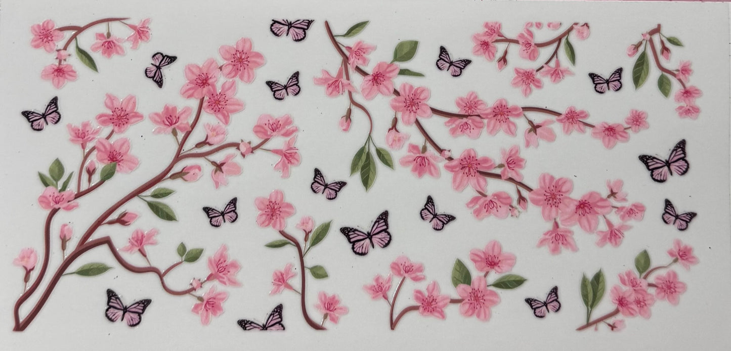 Cherry Blossoms/Butterflies