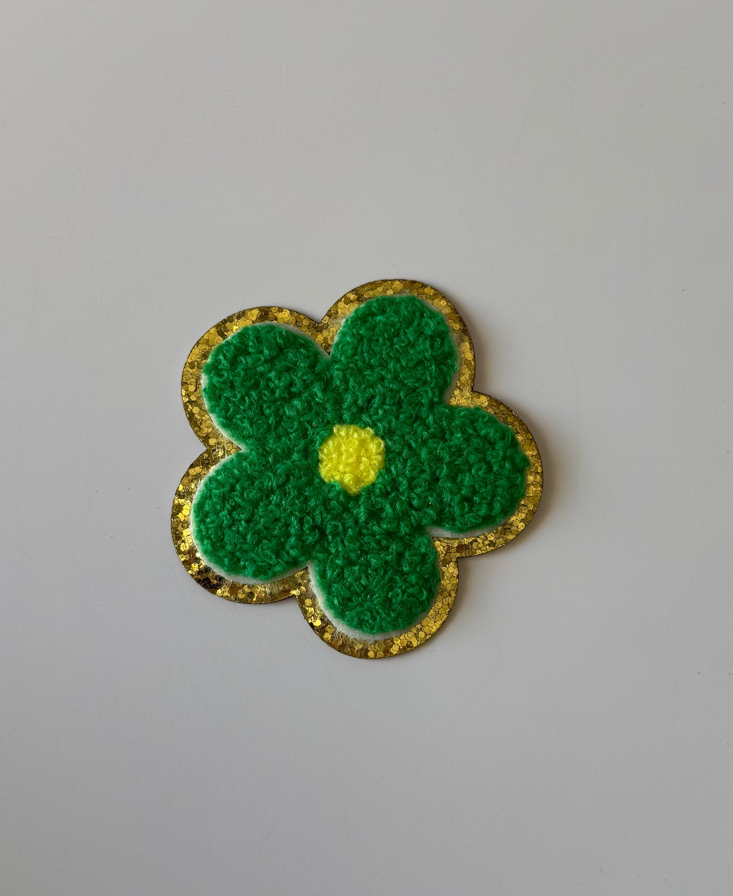 Daisy Chenille Adhesive Patch