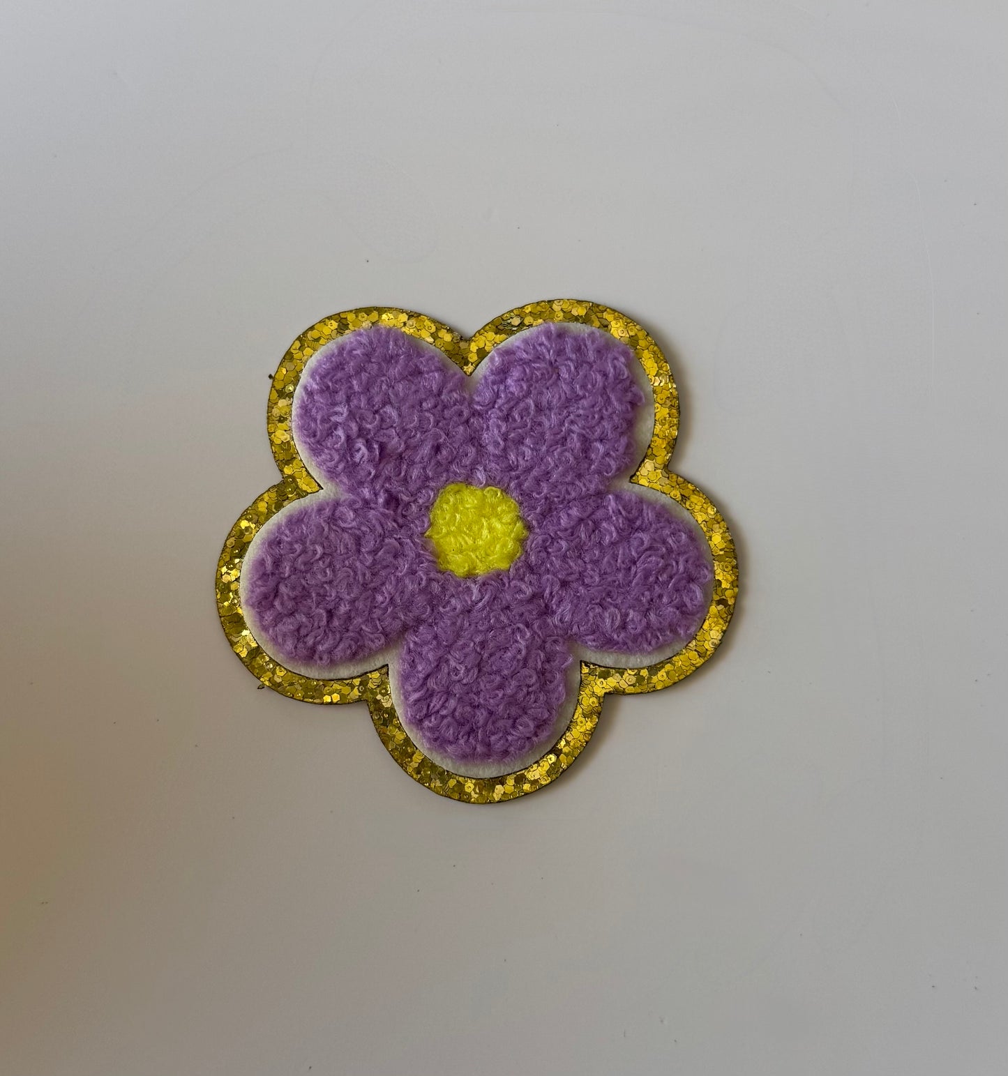 Daisy Chenille Adhesive Patch