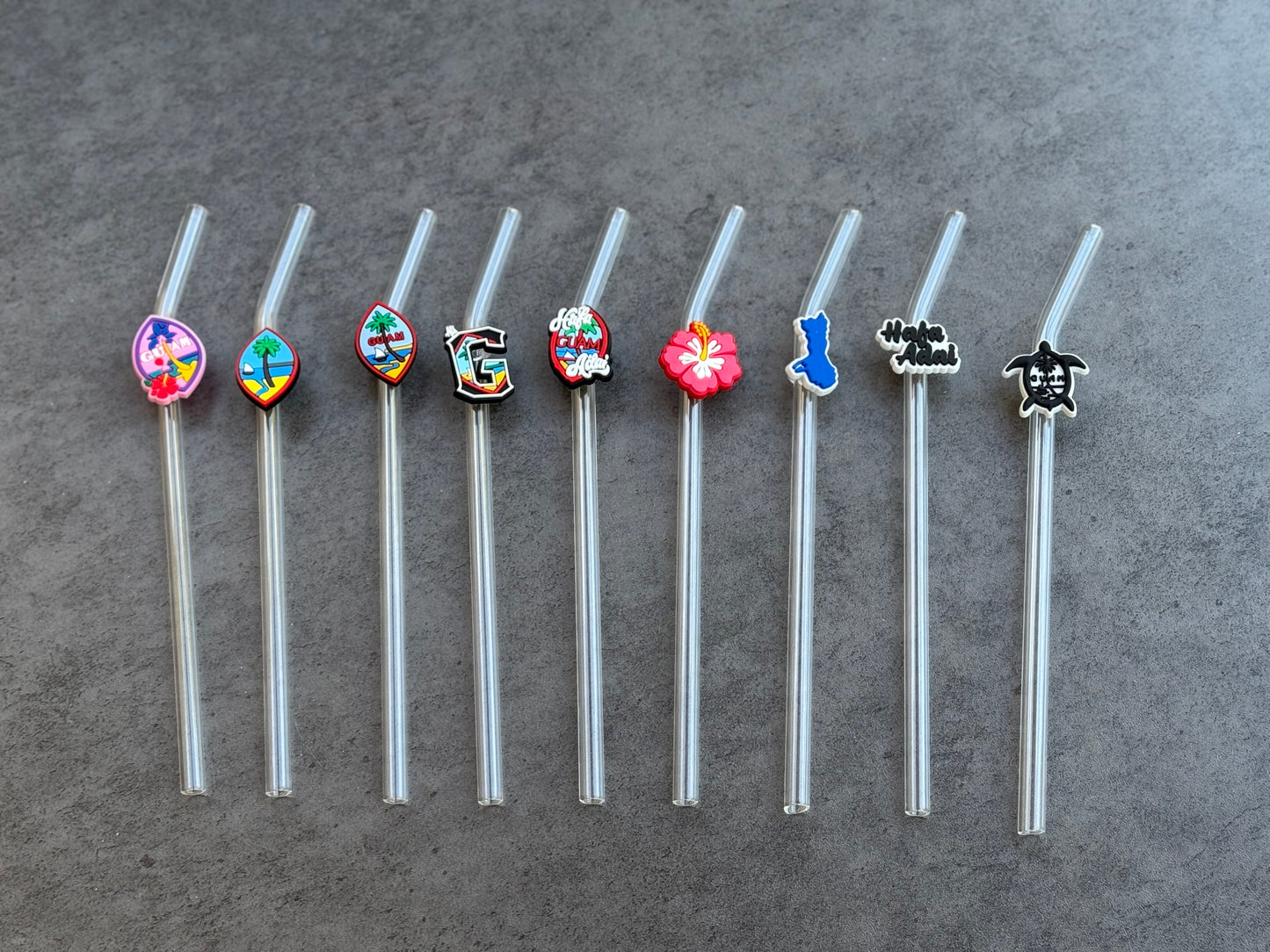 GUAM straw charms