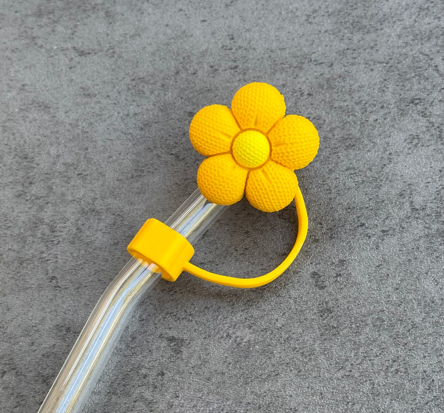 Retro Daisy straw toppers