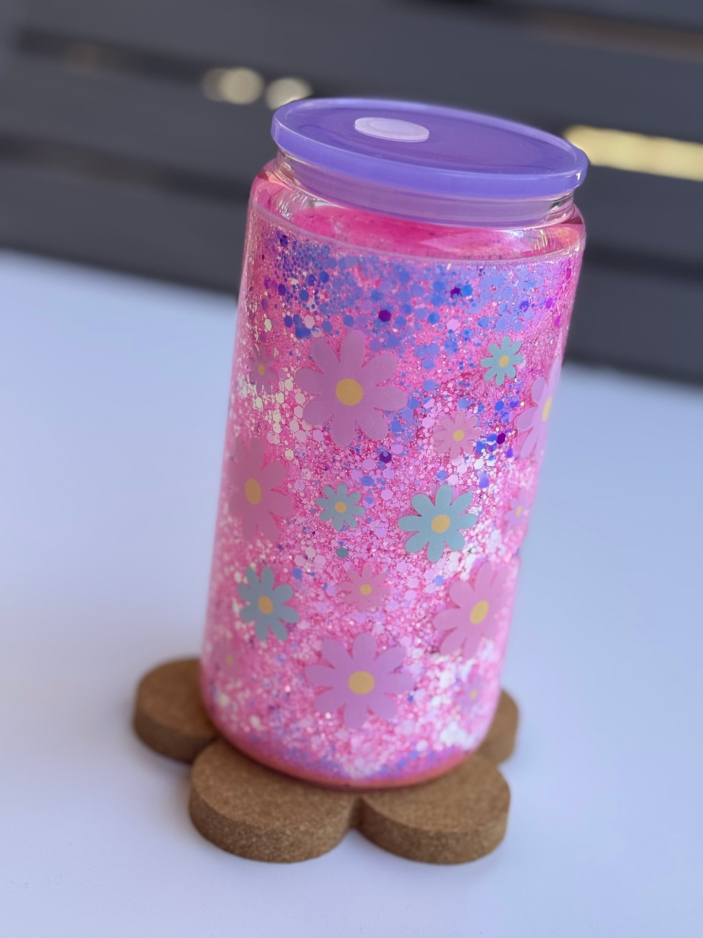 Daisy Cork Coaster