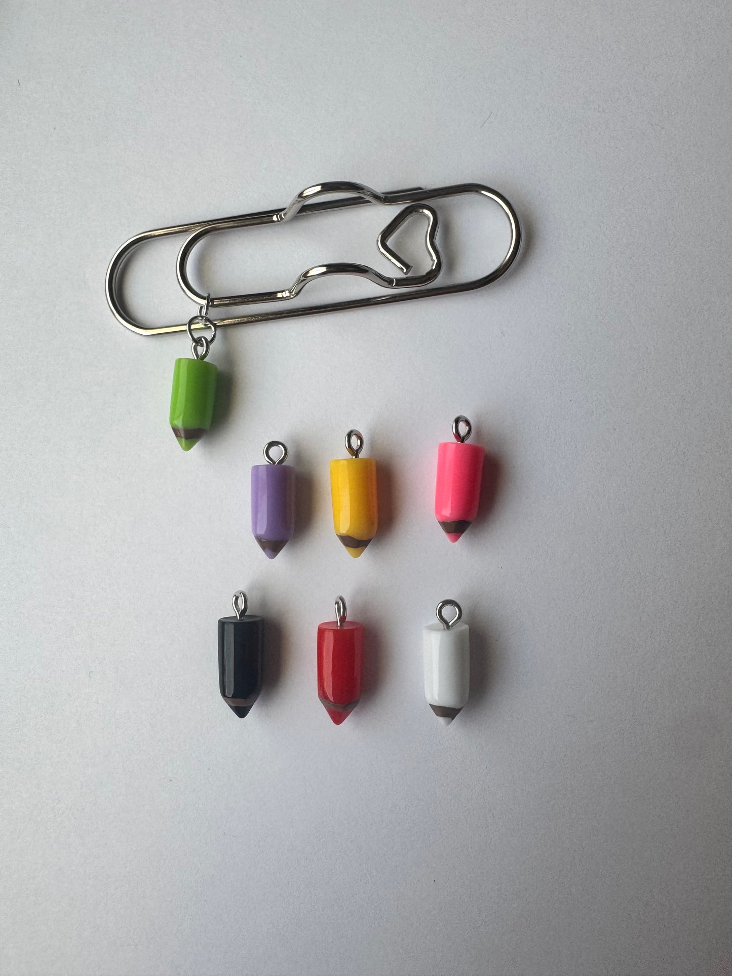 Pen Holder with Pencil Charm