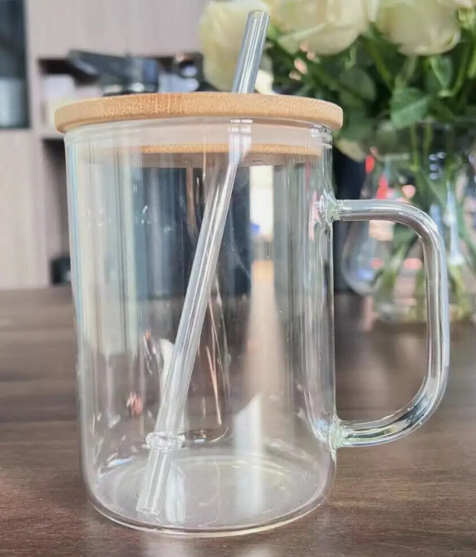 Glass Mug-17 oz.