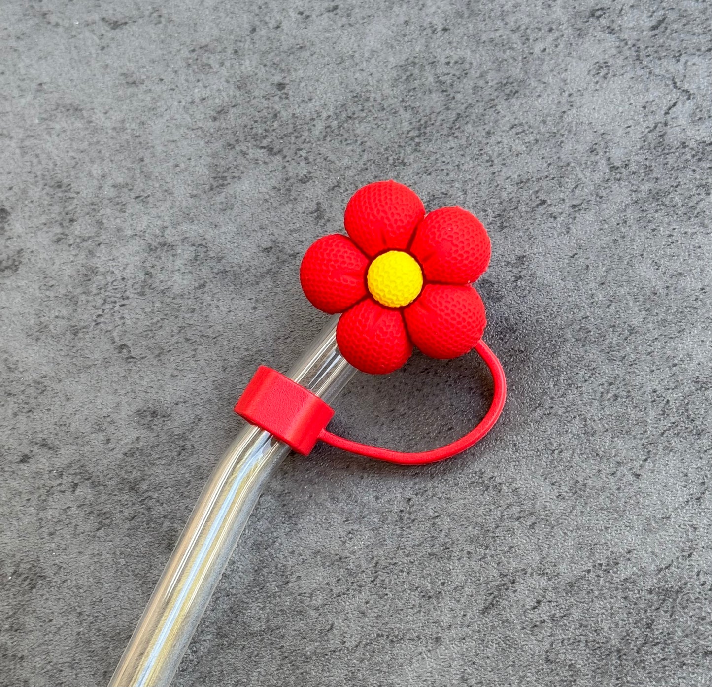 Retro Daisy straw toppers