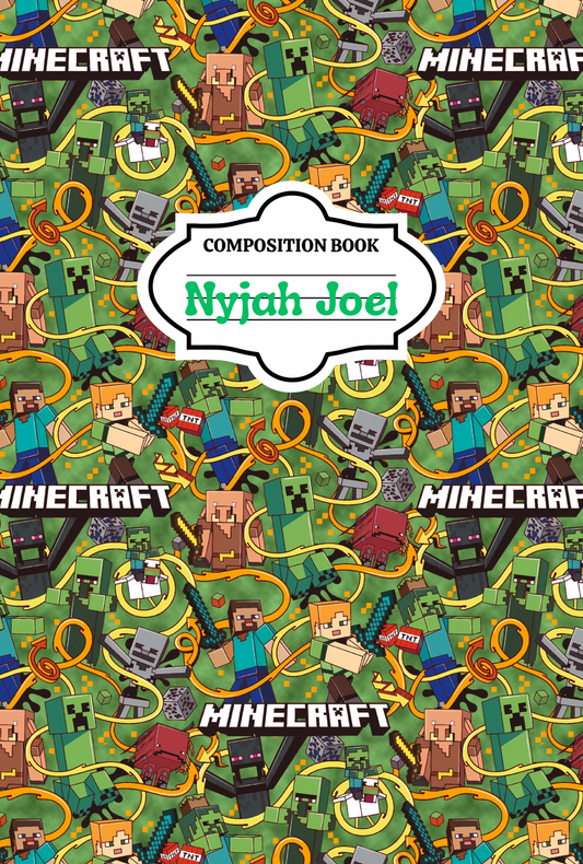 Custom Composition Notebook