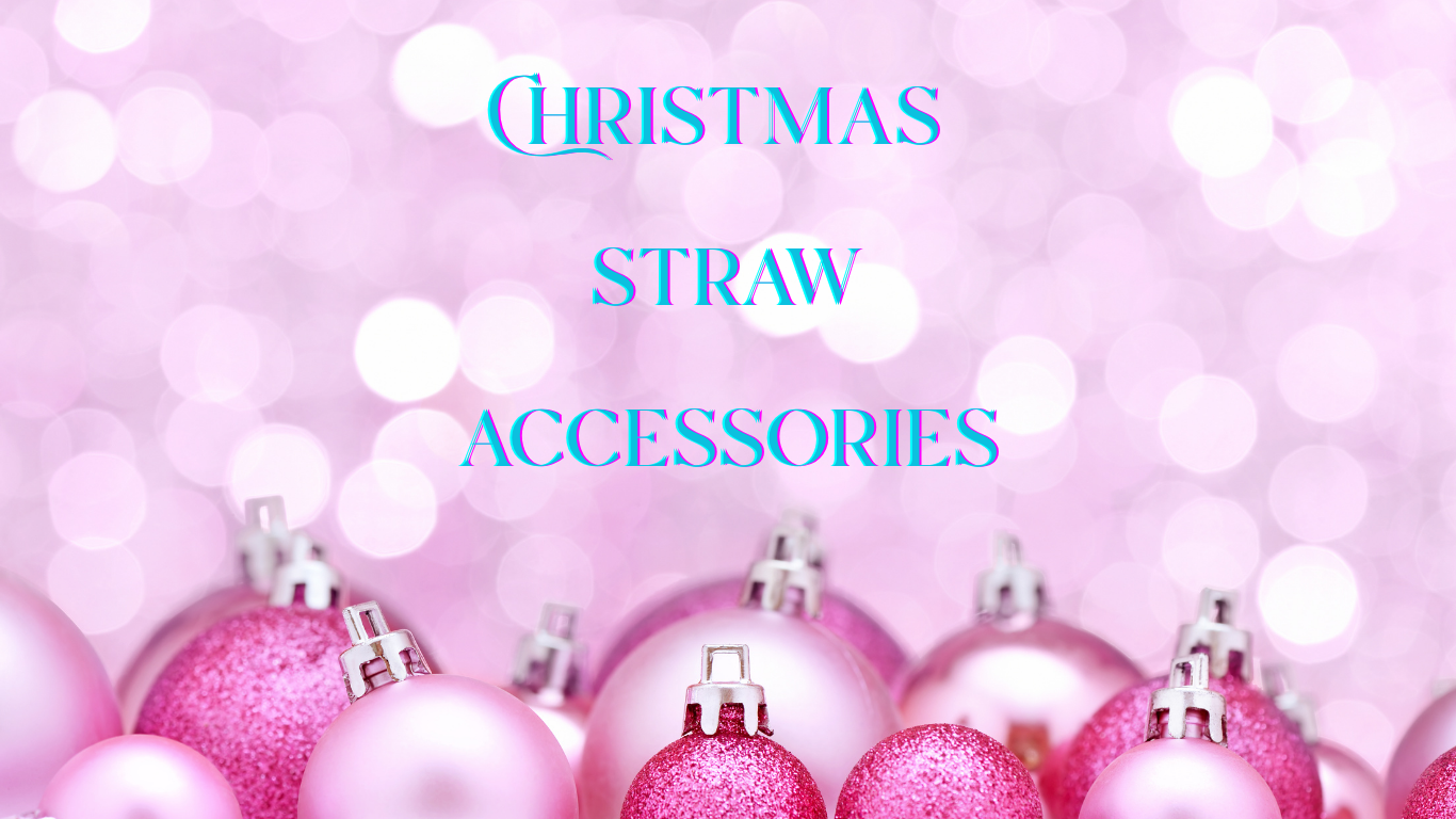 Christmas Straw Accessories
