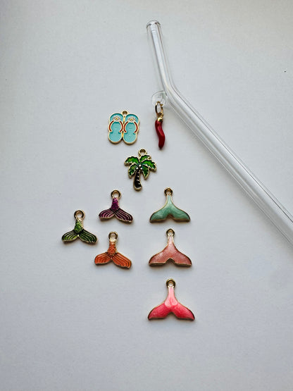 Island Life straw charm