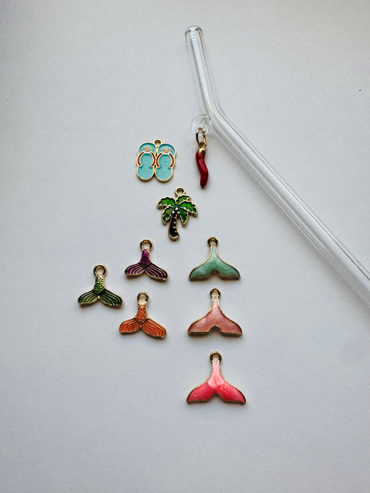 Island Life straw charm