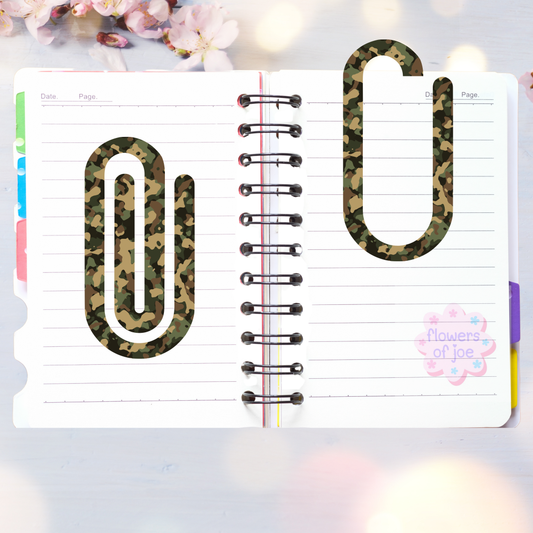 Camo paperclip