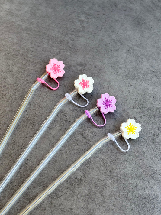 Sakura Straw Toppers
