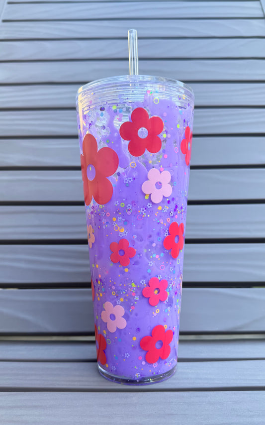 Purple Daisy Lava Drip