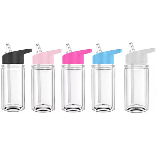 Acrylic Kids Snowglobe Sports Bottle