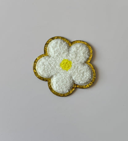 Daisy Chenille Adhesive Patch