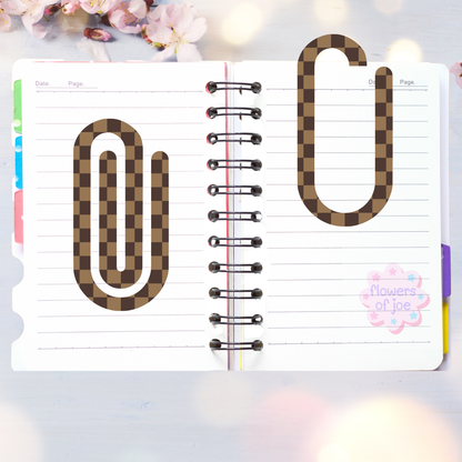 Designer-LV checkers paperclip