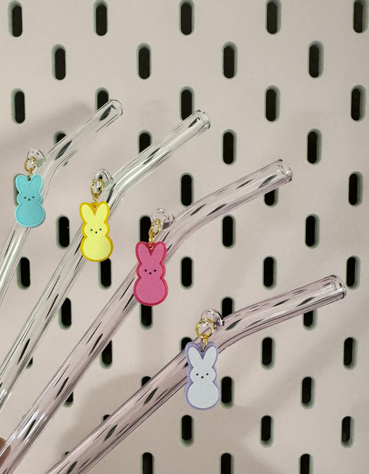 Peep straw charm