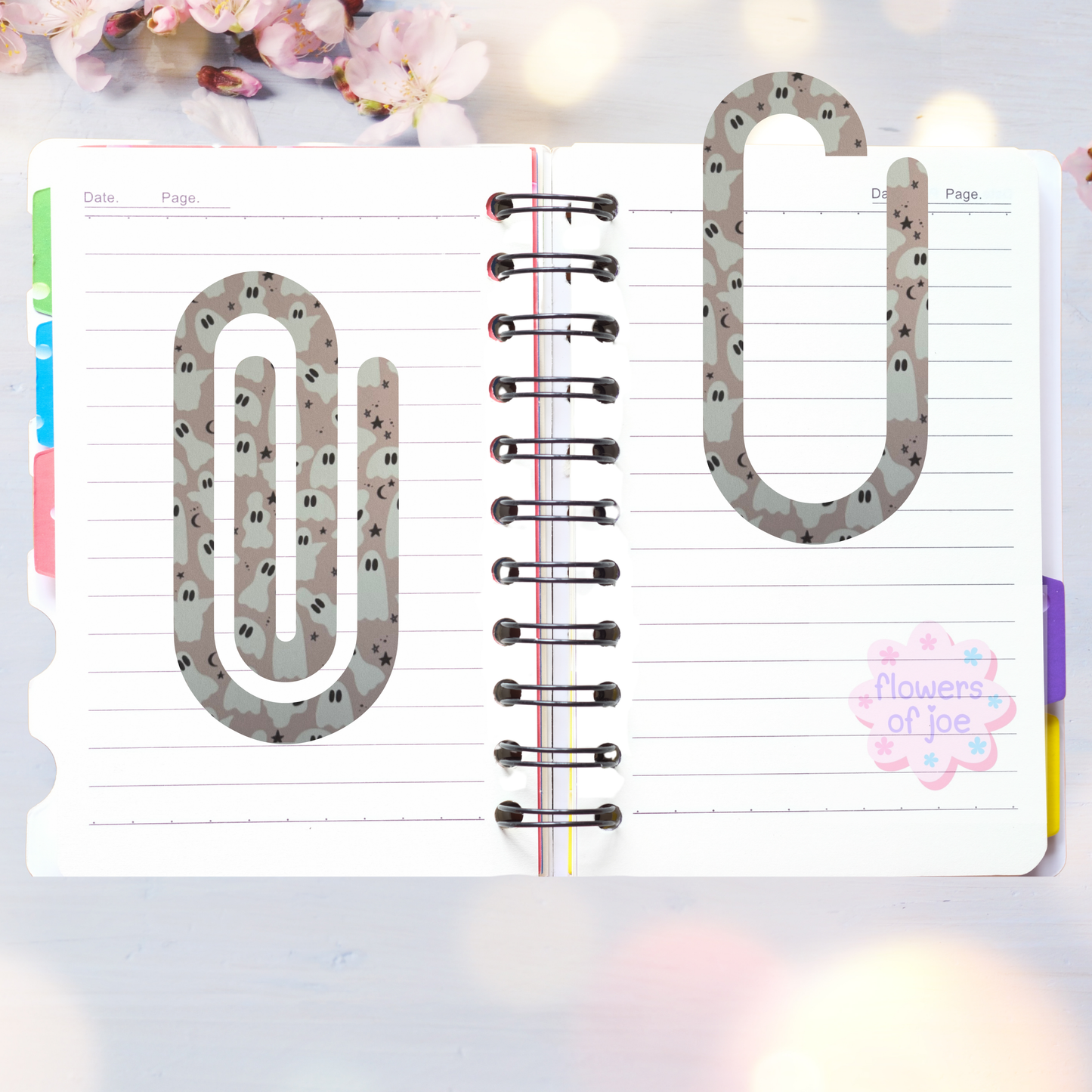 Halloween-Pink Boo paperclip