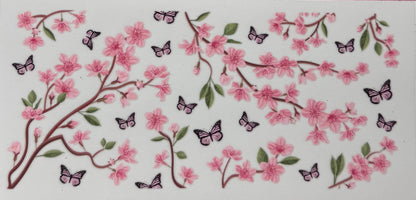 Cherry Blossoms/Butterflies