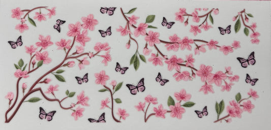 Cherry Blossoms/Butterflies