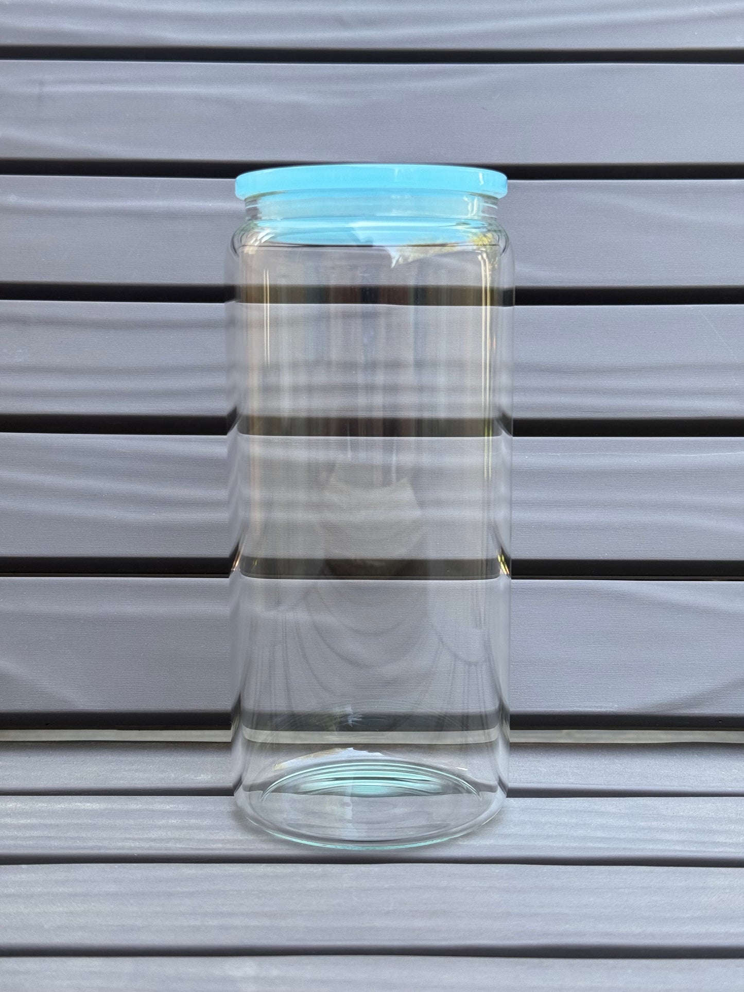 Glass(blue lid)-20 oz.