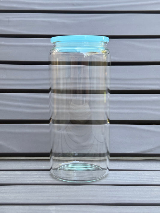 Glass(blue lid)-20 oz.