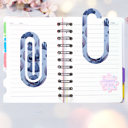 Blue Alien paperclip