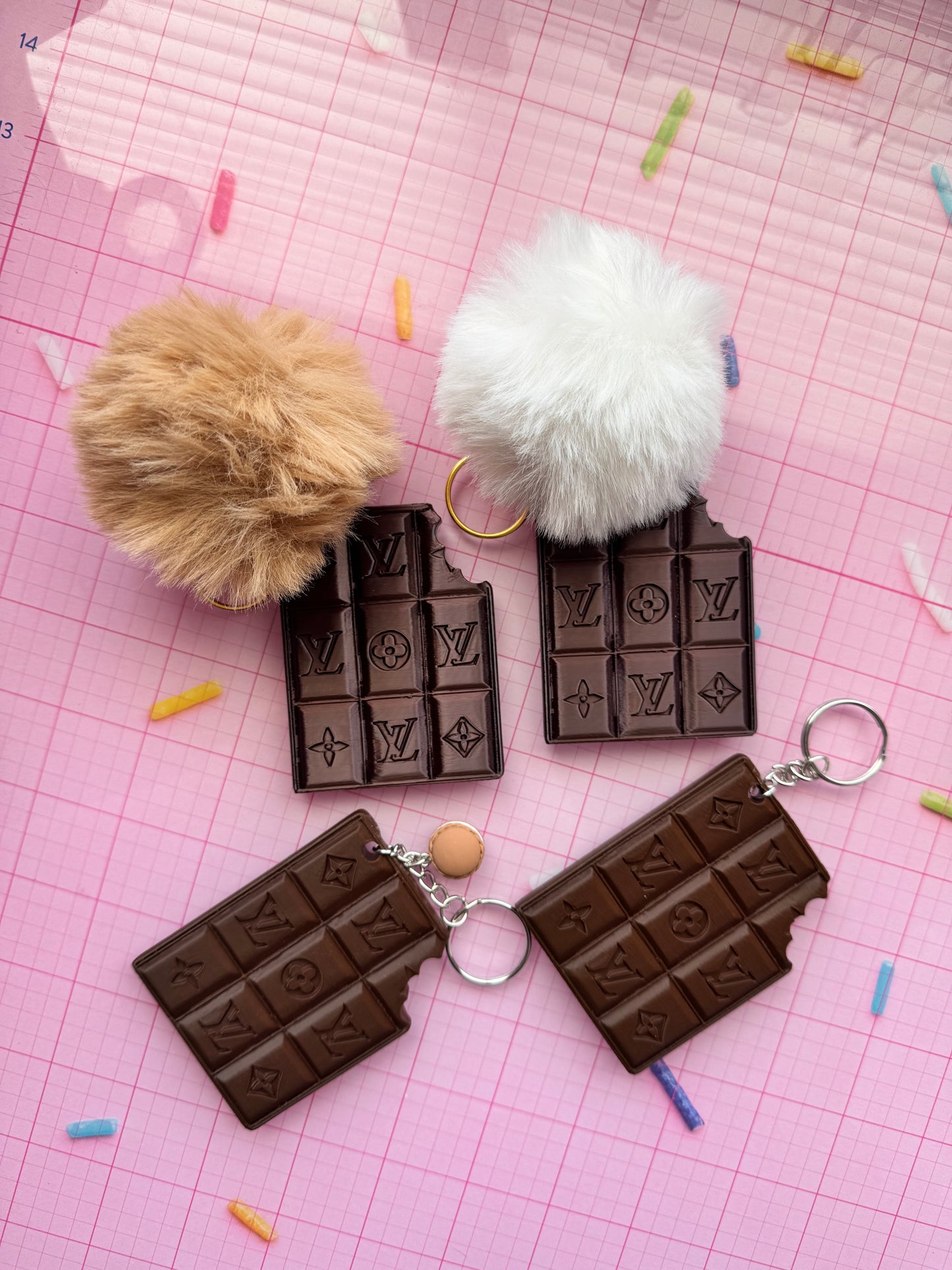 Chocolate Bar Keychain