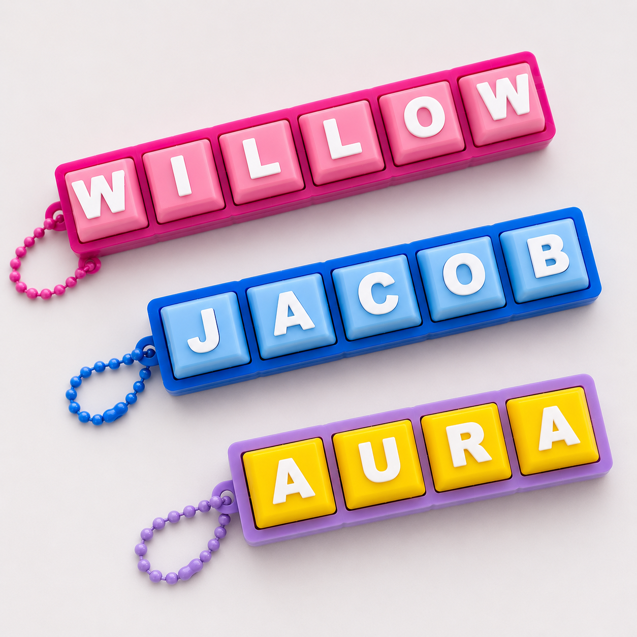 Customizable Name Fidgets