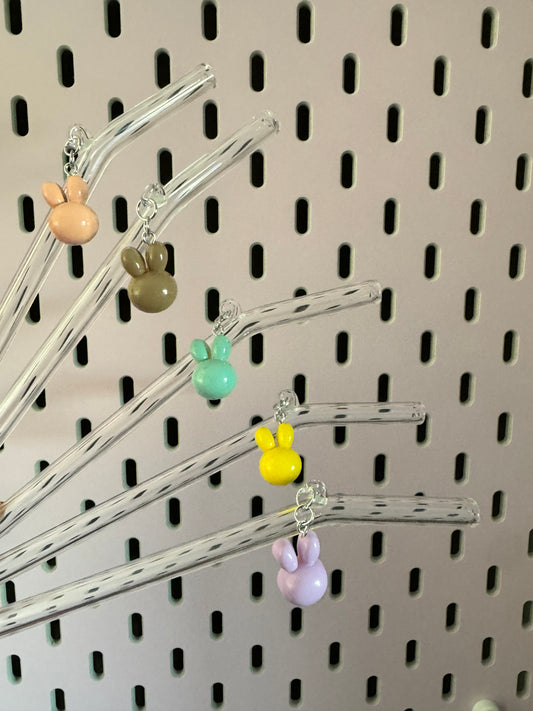 Bunny Face straw charms