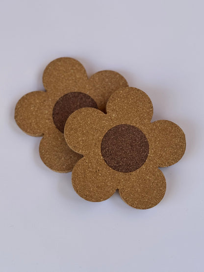 Daisy Cork Coaster