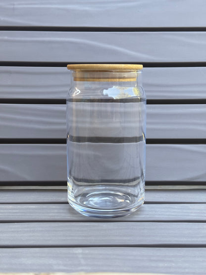 Glass Beer Can-16 oz.