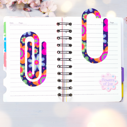 Groovy Flower paperclip