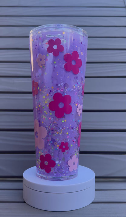 Purple Daisy Lava Drip